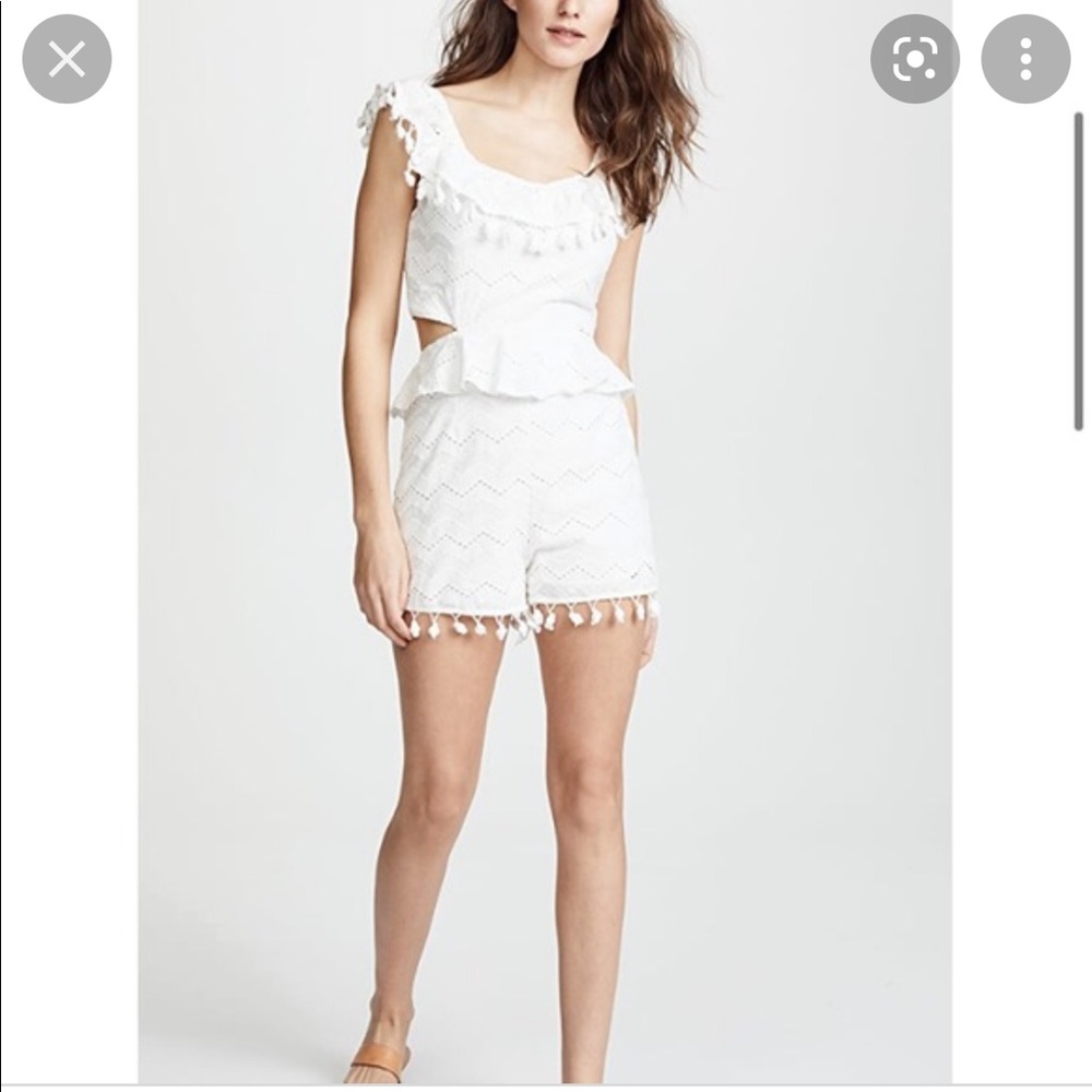 Moon River Ruffle Romper! Size S!
